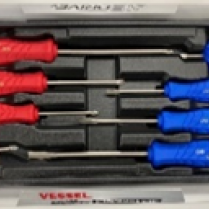 Armour Grip Screwdriver 8-piece set (Blue/Red)